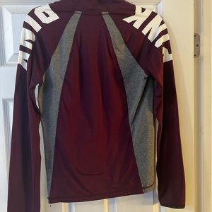 Pink quarter zip